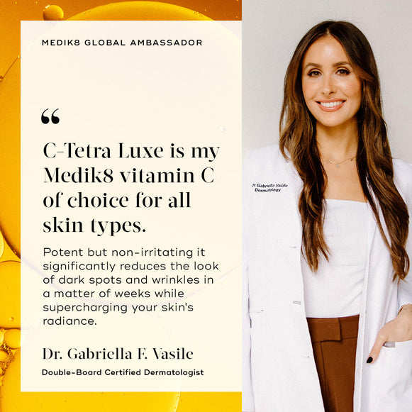 Medik8 Global Ambassador som talar om fördelarna med C-Tetra Luxe för alla hudtyper-hover-5