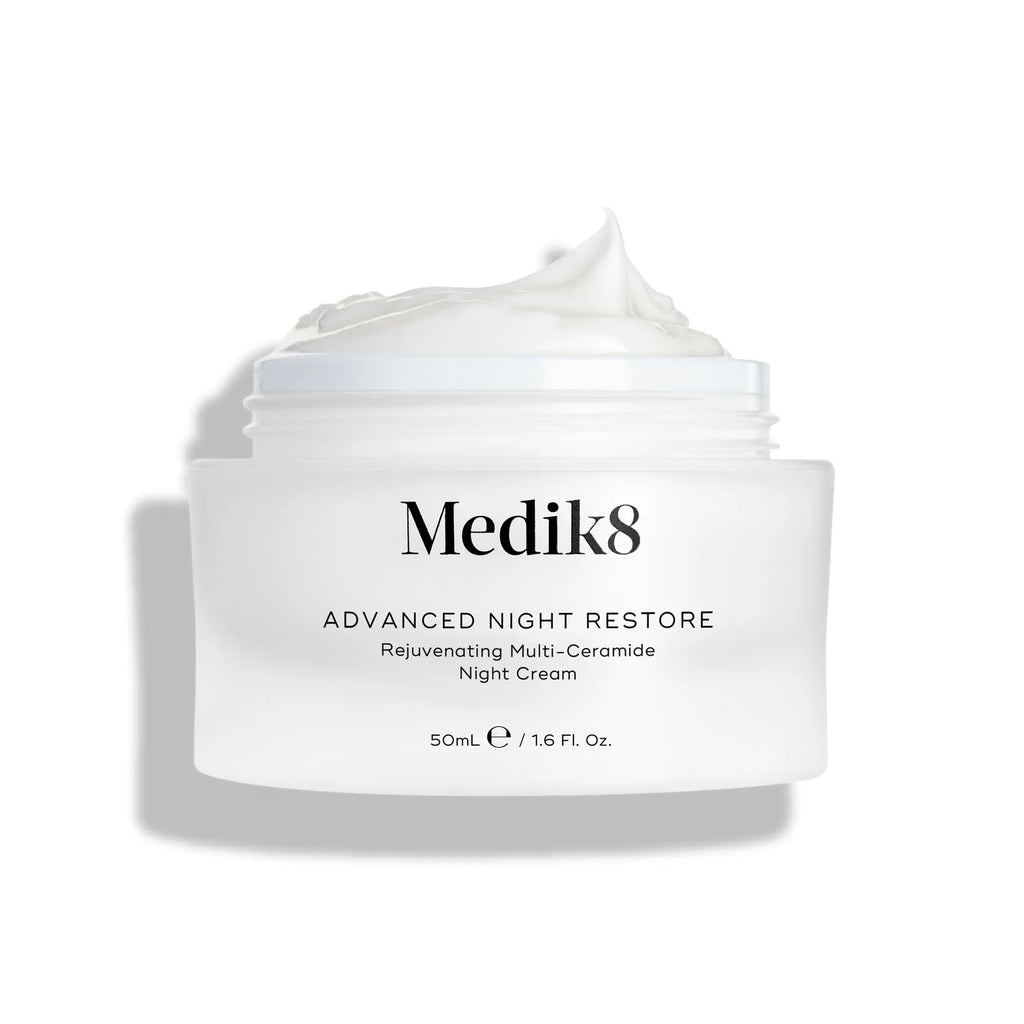 Medik8 Advanced Night Restore nattkräm, 50 ml burk.