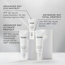 Tre Medik8 solskyddsprodukter: Advanced Day Eye Protect, Total Protect och Ultimate Protect.
