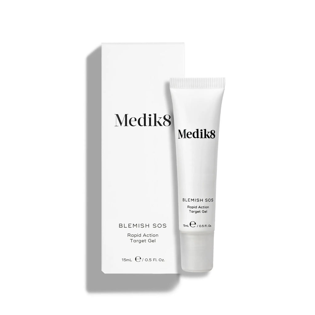 Medik8 Blemish SOS Rapid Action Target Gel med förpackning, 15 ml.