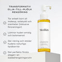 Bild av Lipid-Balance Cleansing Oil med en lista över fördelarna, som att effektivt ta bort makeup och stödja hudens naturliga lipidbarriär.