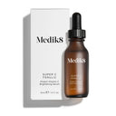 Produktbild av Medik8 Super C Ferulic i sin kartongförpackning, med flaska synlig.