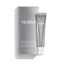 Produktbild med Medik8 Crystal Retinal Ceramide Eye 10 bredvid dess förpackning, en avancerad ögonkräm med retinal och ceramider.