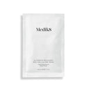 Produktbild av Medik8 Ultimate Recovery Bio-Cellulose Mask, vit förpackning med text om återfuktande mineralsheetmask.